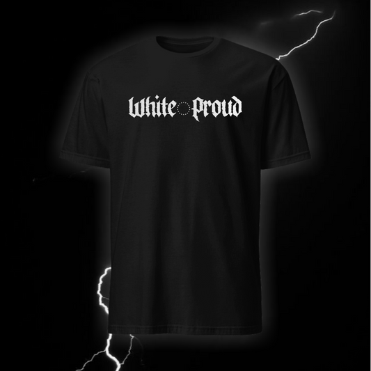 White & Proud T-Shirt - Defend Europe